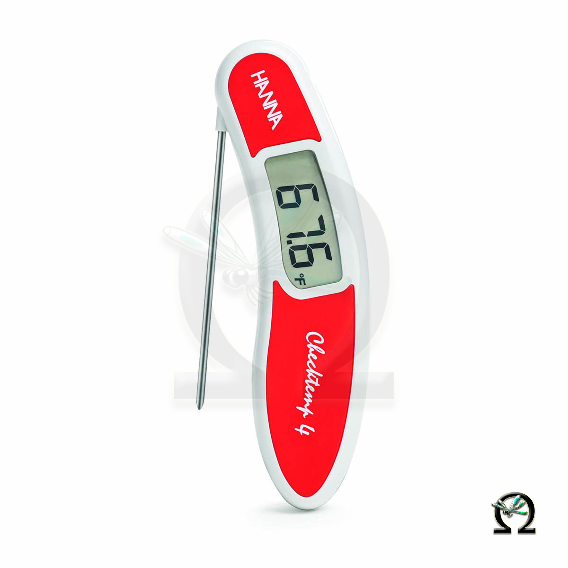Hanna Pocket Thermometer Checktemp® 4 rot, für rohes Fleisch