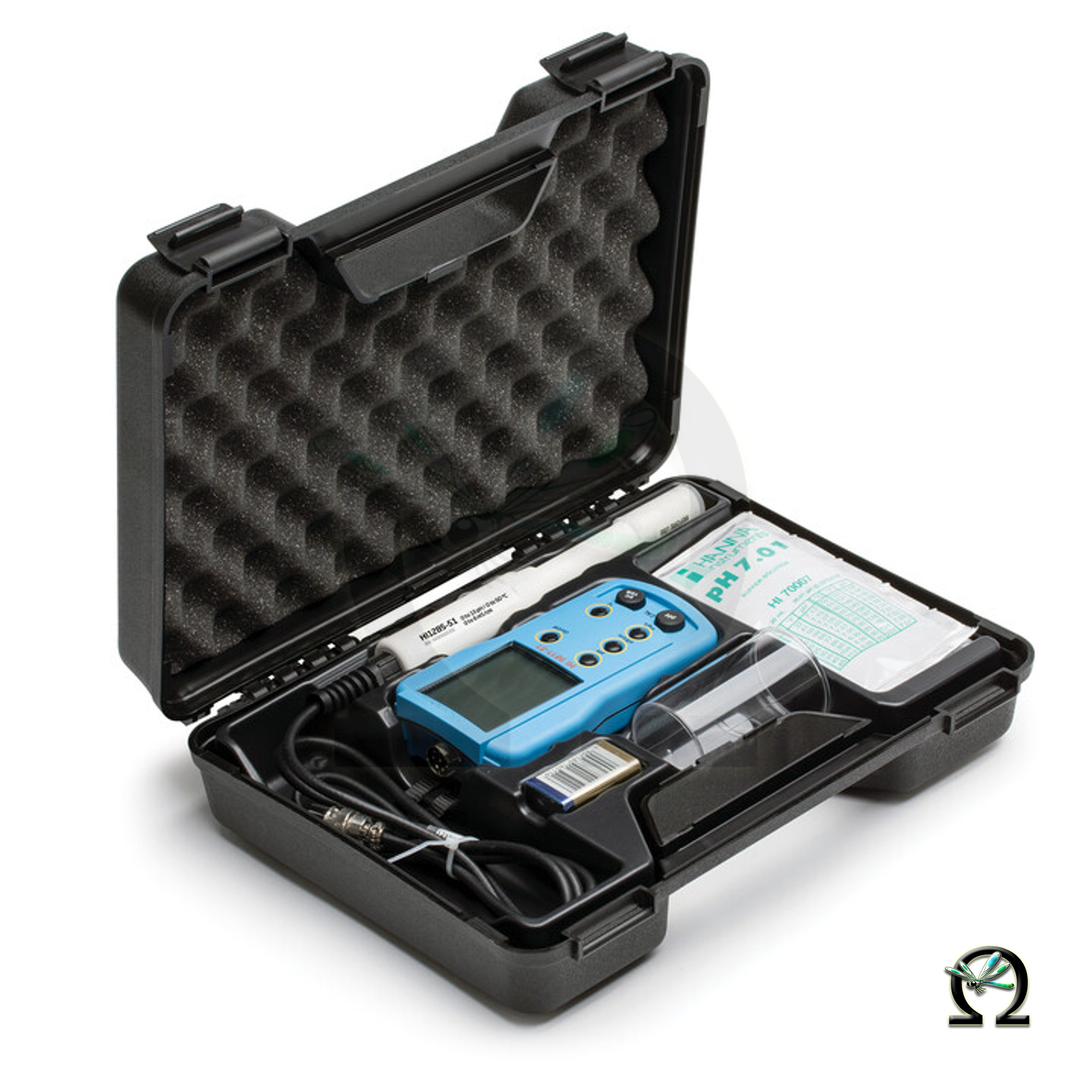 Hanna Multiparameter-Handmessgerät HI9811-51, bis 6000 µS/cm mit Zubehör im Koffer