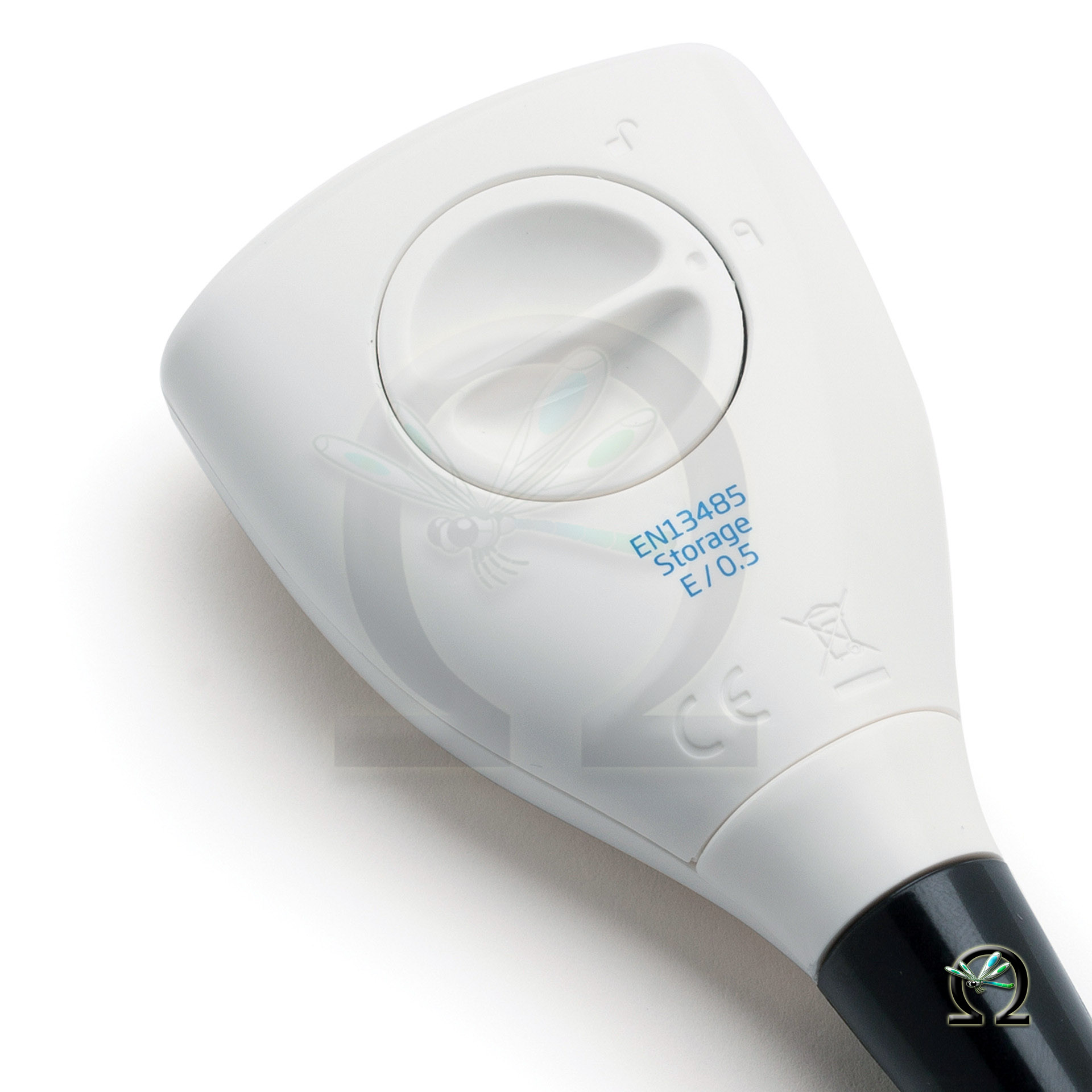 Detailansicht Batteriefach von dem Elektronischen Thermometer HI98501 Hanna Checktemp C