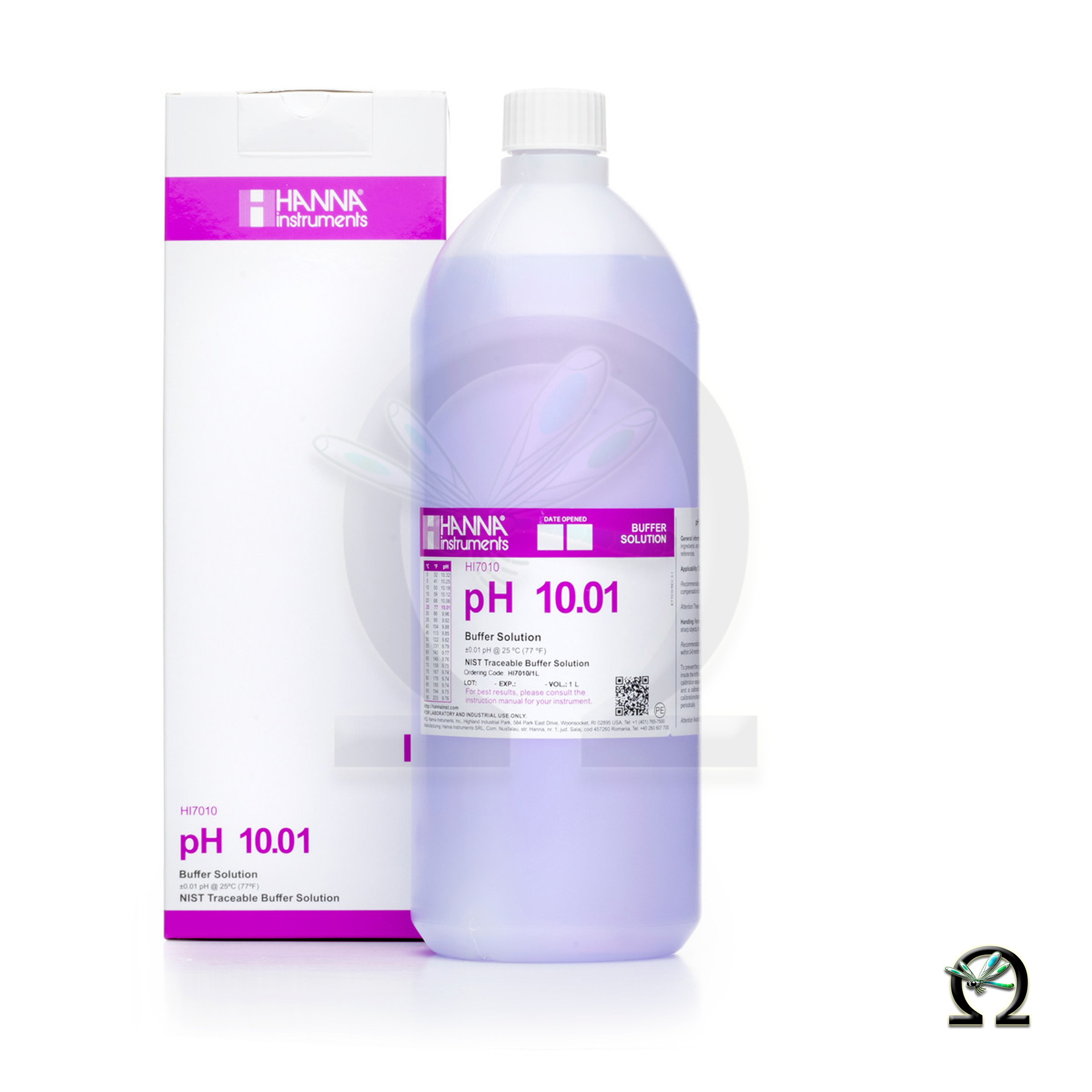 HI7010/1L Hanna Pufferlösung pH 10,01 1 Liter violett farbcodiert