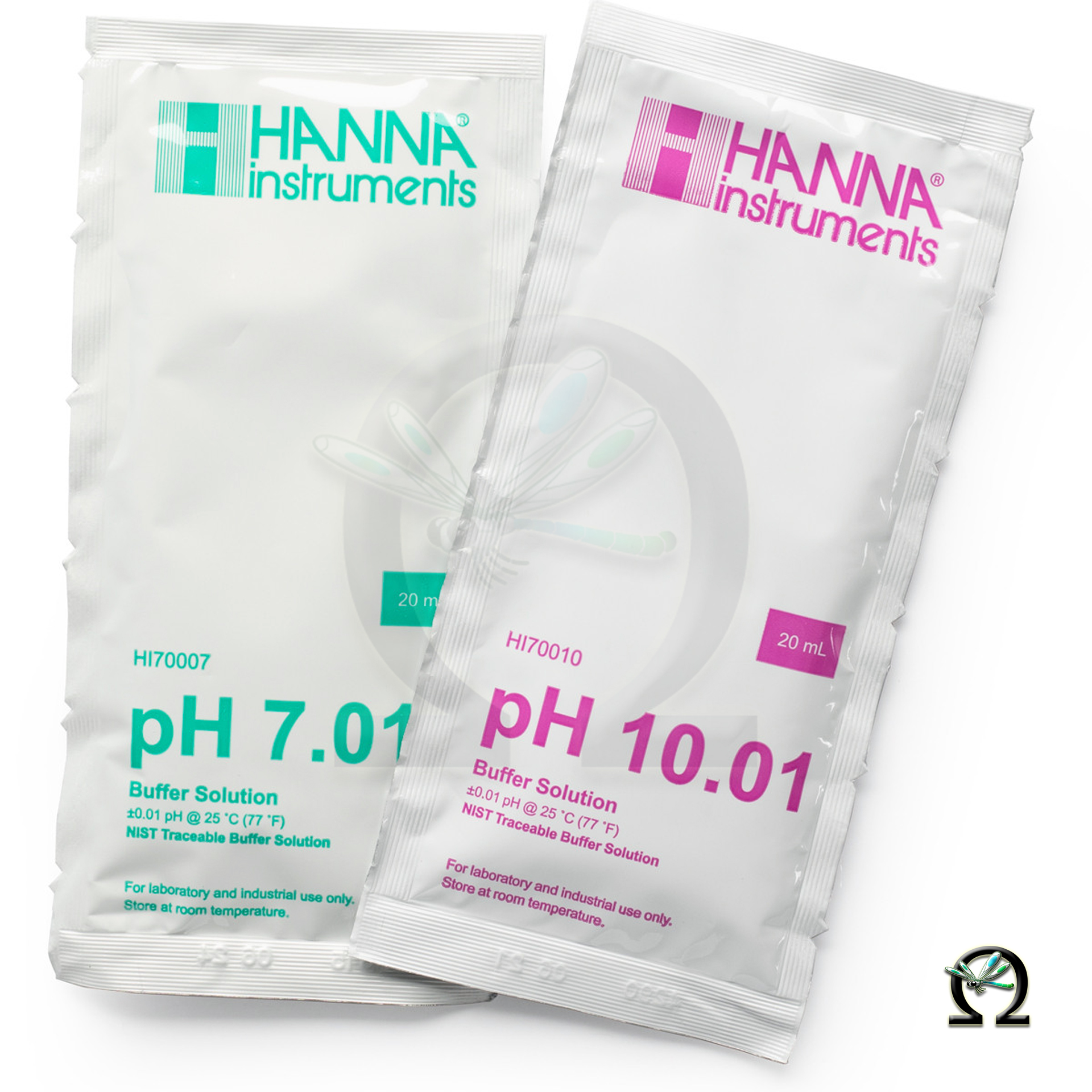 HI770710P Hanna pH-Kalibrierkit pH 7,01 und pH 10,01 2×5 Portionsbeutel