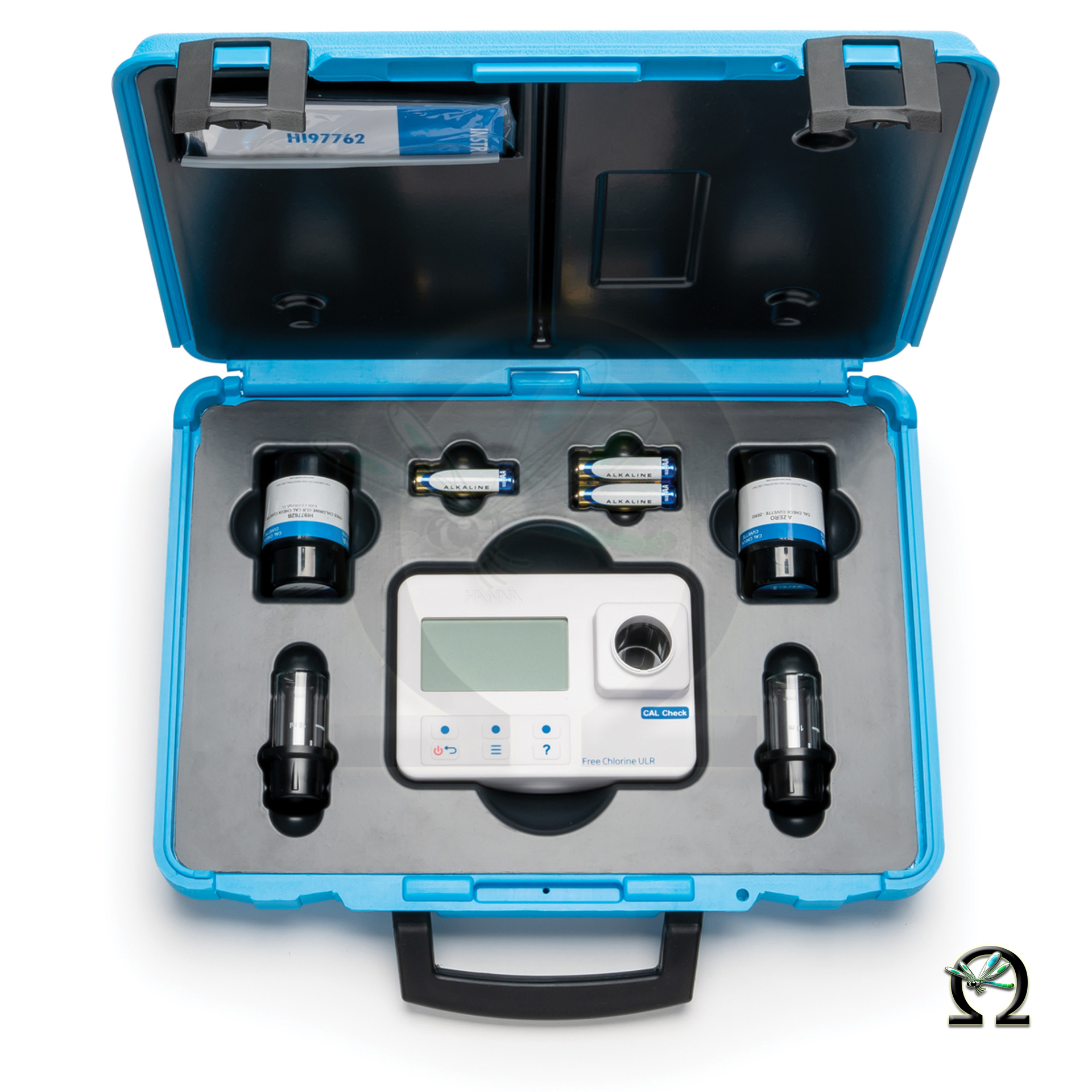 Kompakt-Photometer HI97762C f. Freies Chlor Spuren, Ausführung mit Kalibrierstandard im Koffer