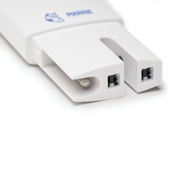 Salinitätstester Hanna HI98319 f. Meerwasseraquaristik, Ansicht der Elektroden Salinitätstester Hanna HI98319 f. Meerwasseraquaristik, Ansicht der Elektroden