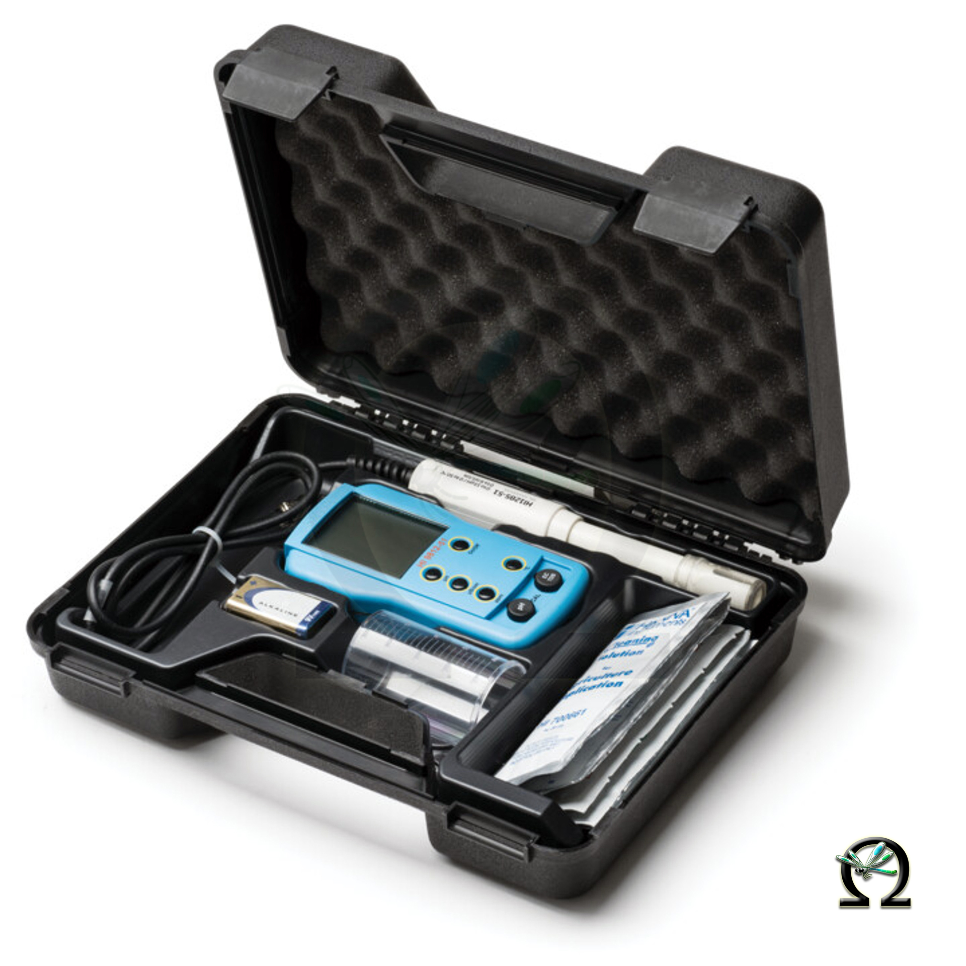 Hanna Multiparameter-Handmessgerät HI9812-51 bis 1990 µS/cm incl. Zubehör im Koffer