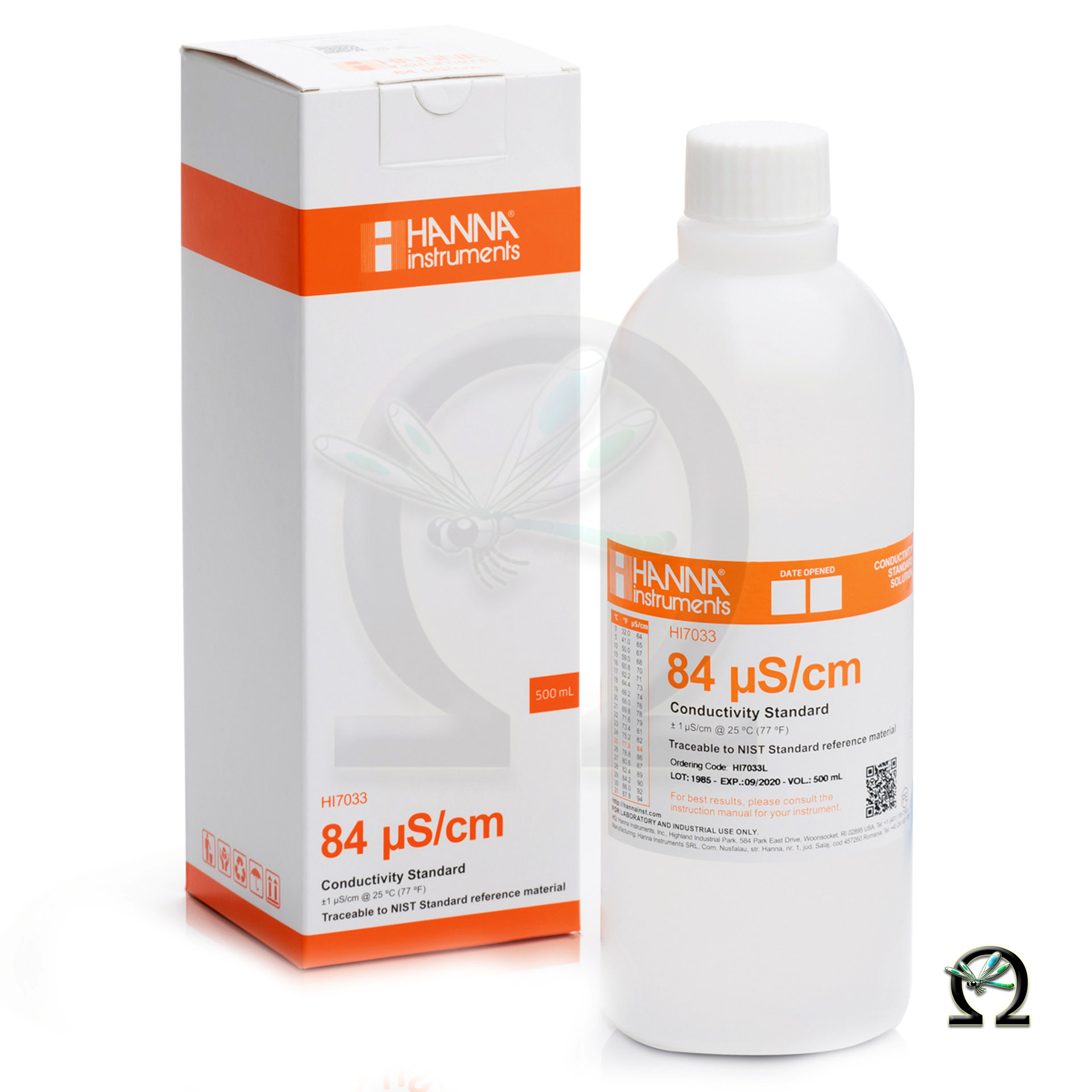 Hanna Leitwert-Kalibrierlösung 84 µS/cm 500ml