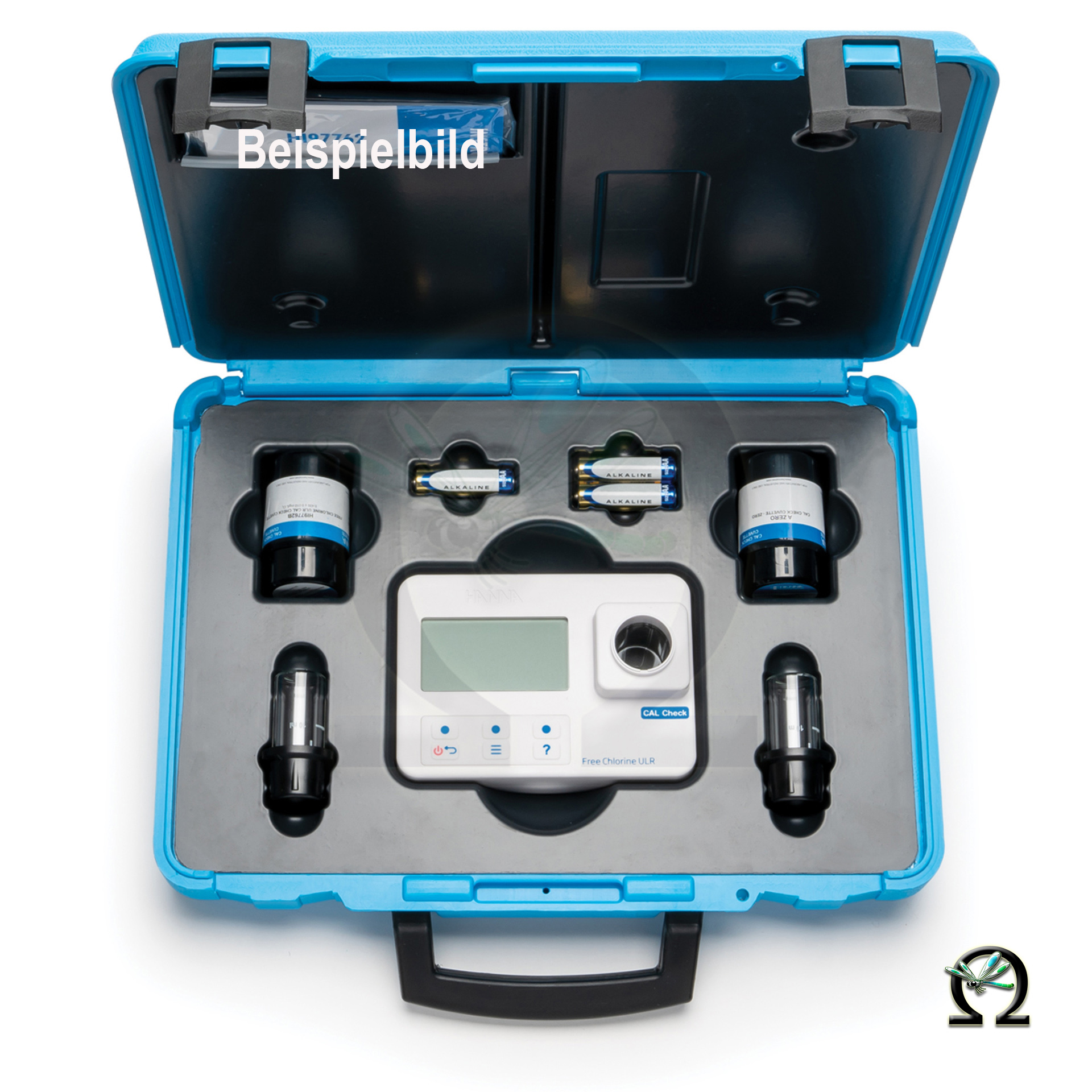 HI97718C Hanna Photometer für Iod 0,0-12,50 mg/L mit Kalibrierstandards im Transportkoffer