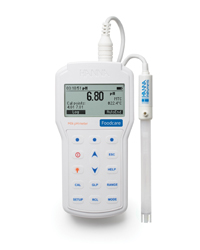 Zubehör und Pufferlösungen für das Hanna HI98162 Professionelles Foodcare HACCP-pH-Meter für Milch