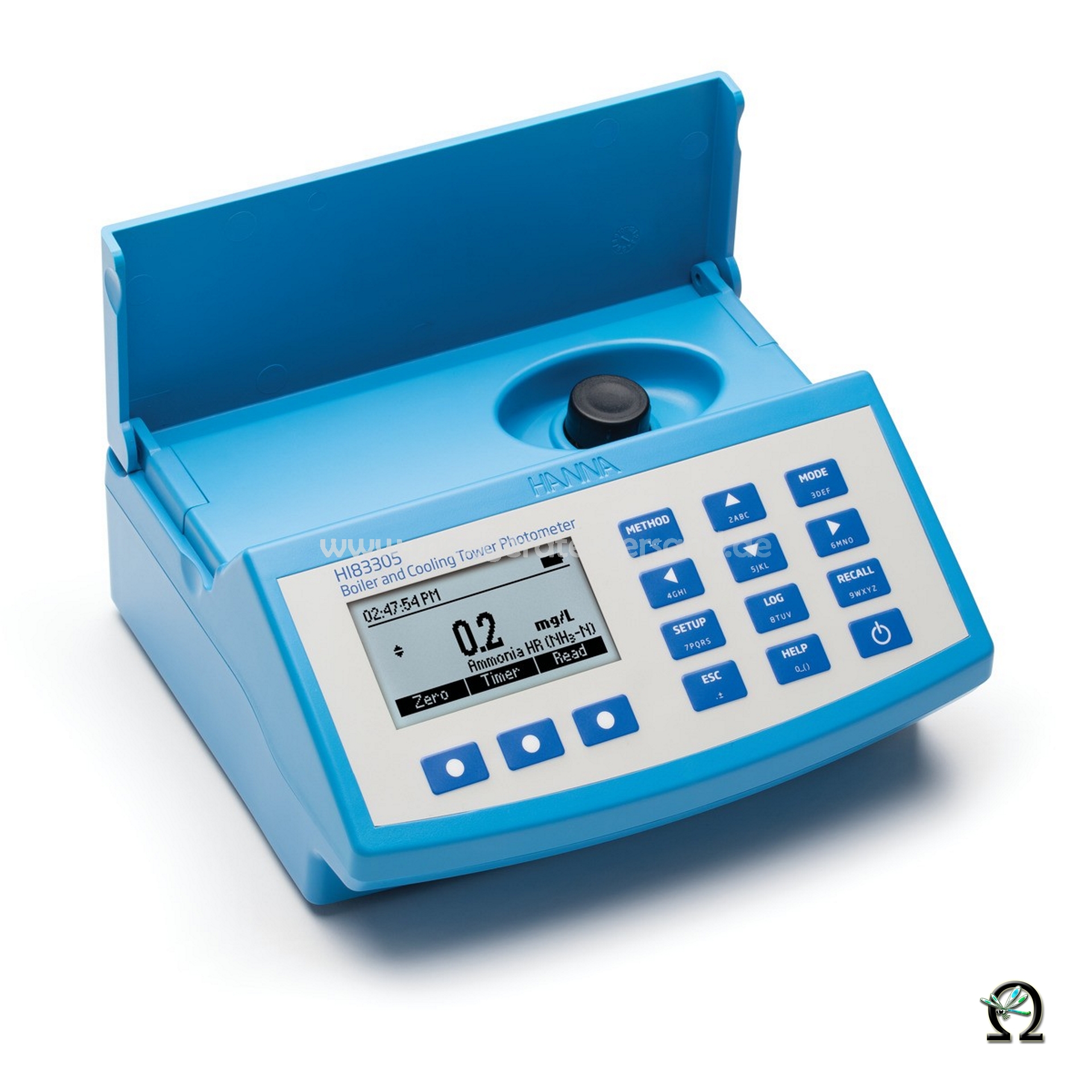 Photometer HI83305-02 für Kessel und Kühltürme mit digitalem pH-Meter Photometer HI83305-02 für Kessel und Kühltürme mit digitalem pH-Meter