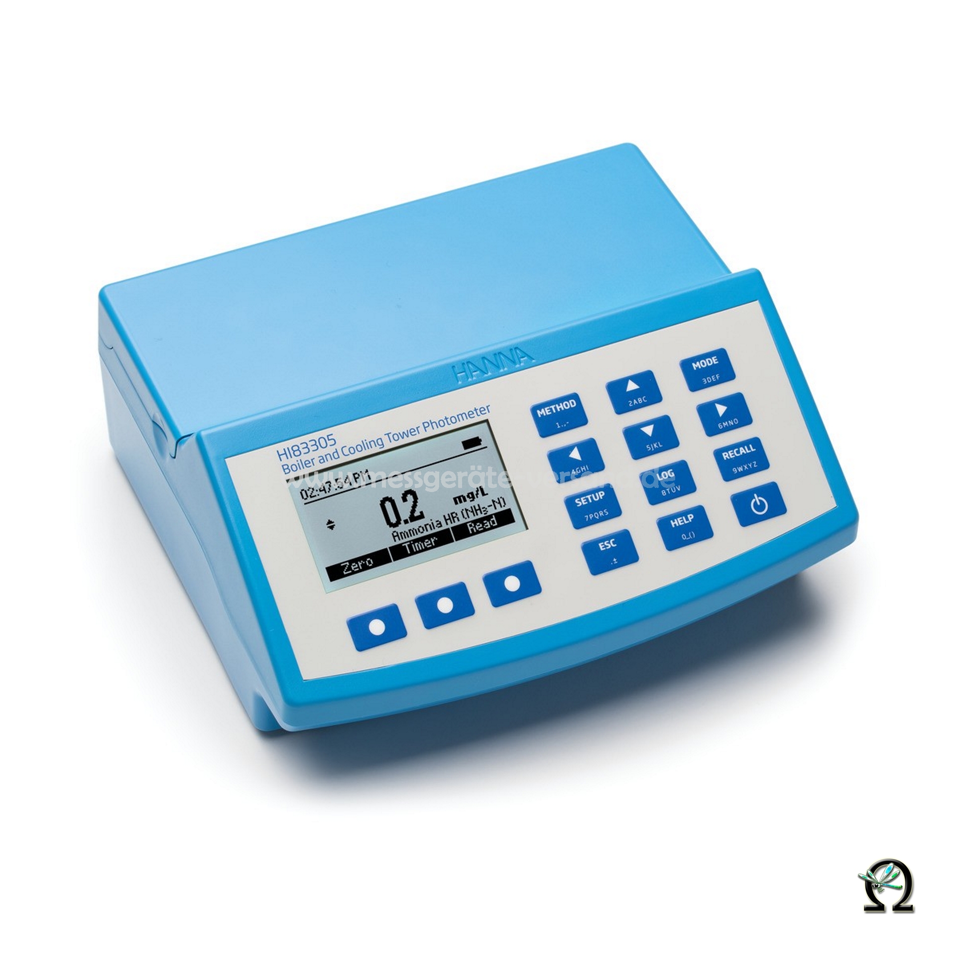Photometer HI83305-02 für Kessel und Kühltürme mit digitalem pH-Meter Photometer HI83305-02 für Kessel und Kühltürme mit digitalem pH-Meter