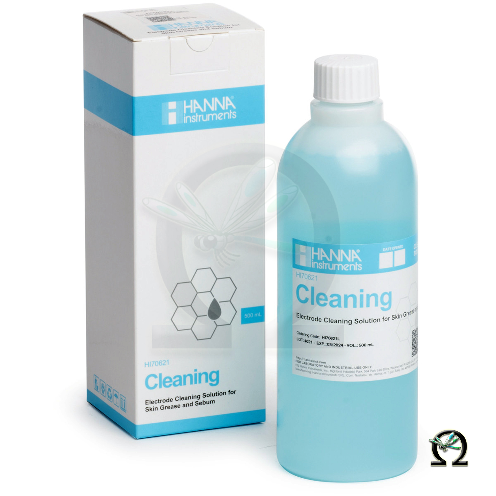 HI70621L Elektrodenreinigungslösung Anwendung Kosmetikindustrie Hautfett & Talg 500mL