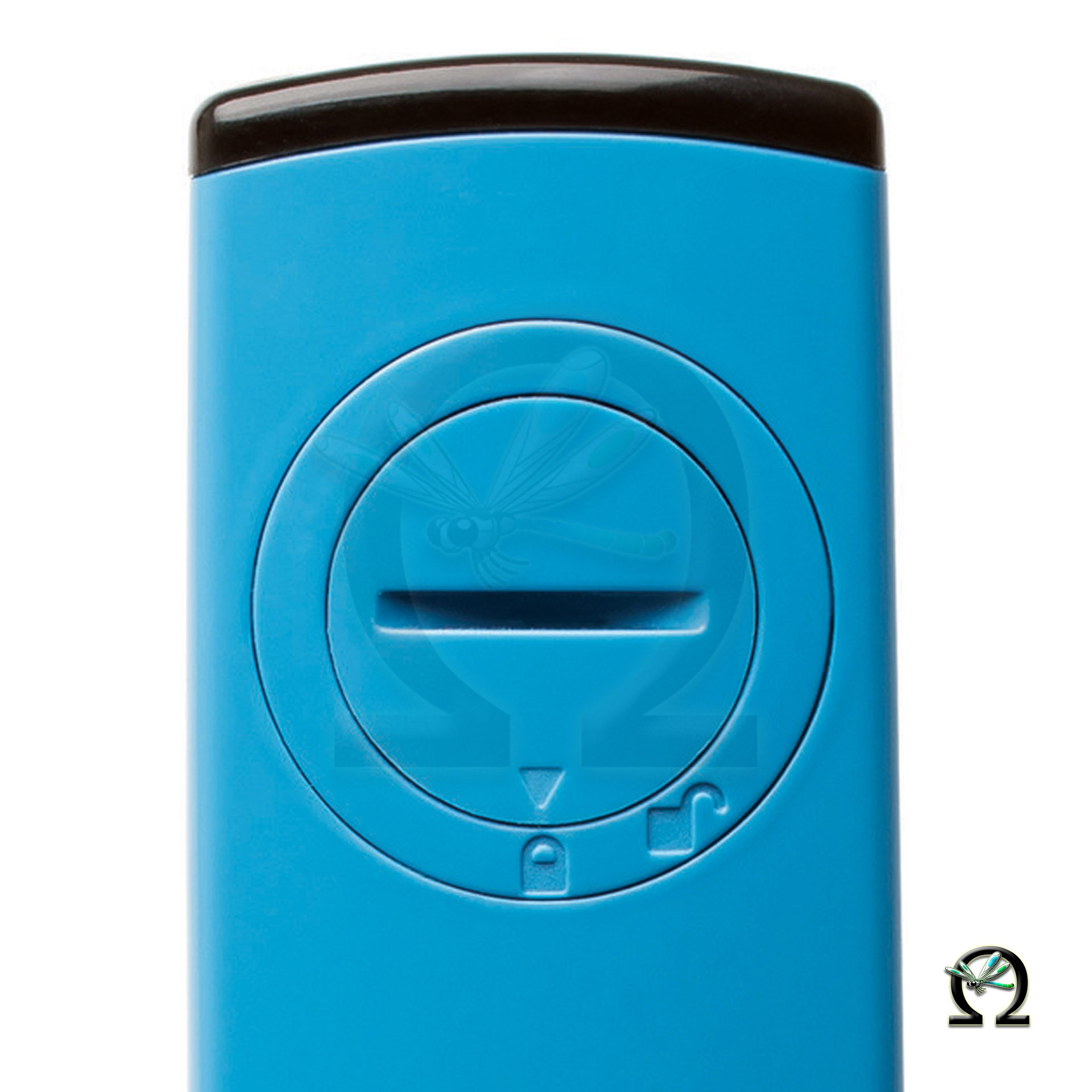 Das Batteriefach von dem Leitwertmessgerät Hanna HI98304 DIST®4 bis 20,00 mS/cm kann mit einer Münze geöffnet werden