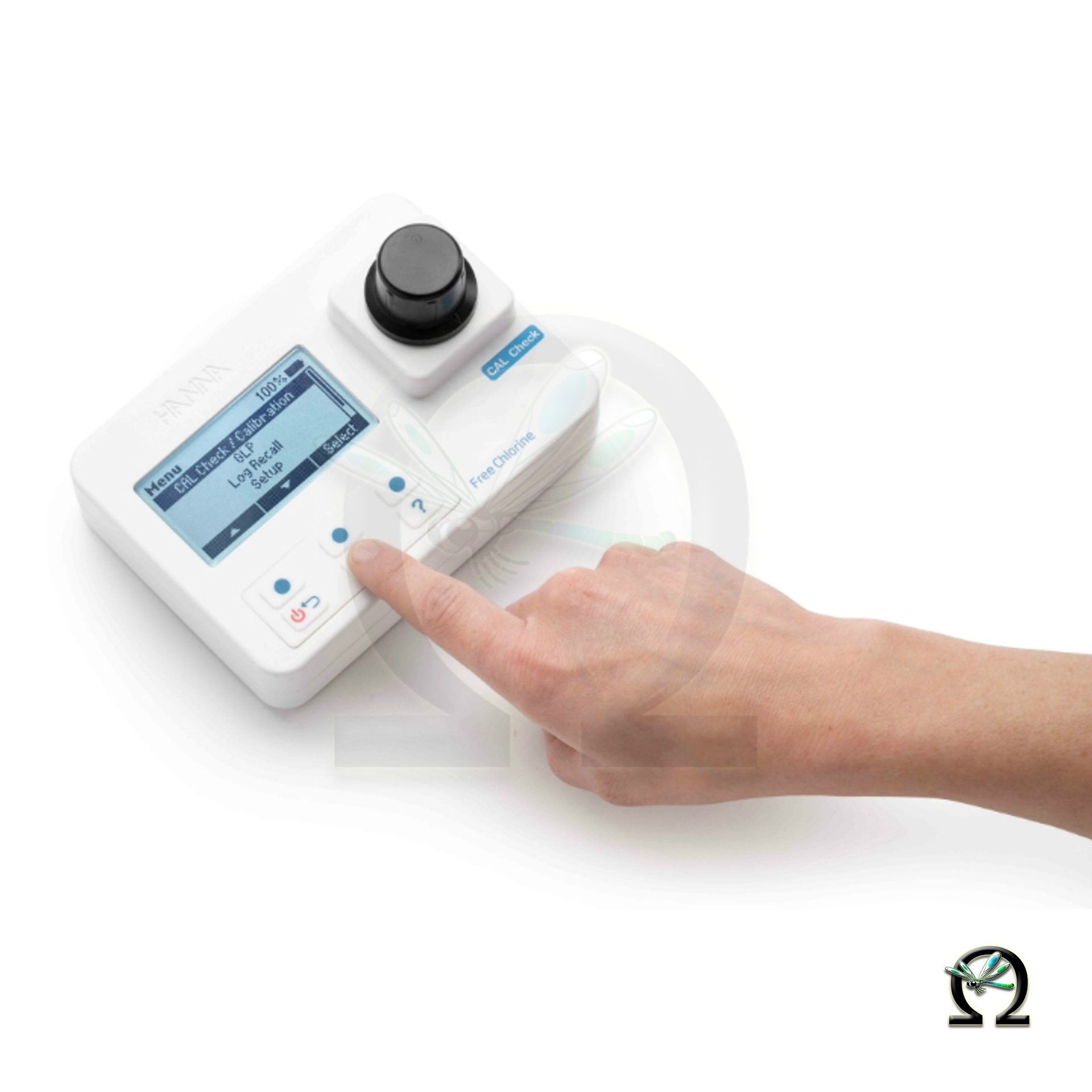 Das Kompakt-Photometer HI97762 f. Freies Chlor Spuren 0,000-0,500 mg/L lässt sich einfach bedienen