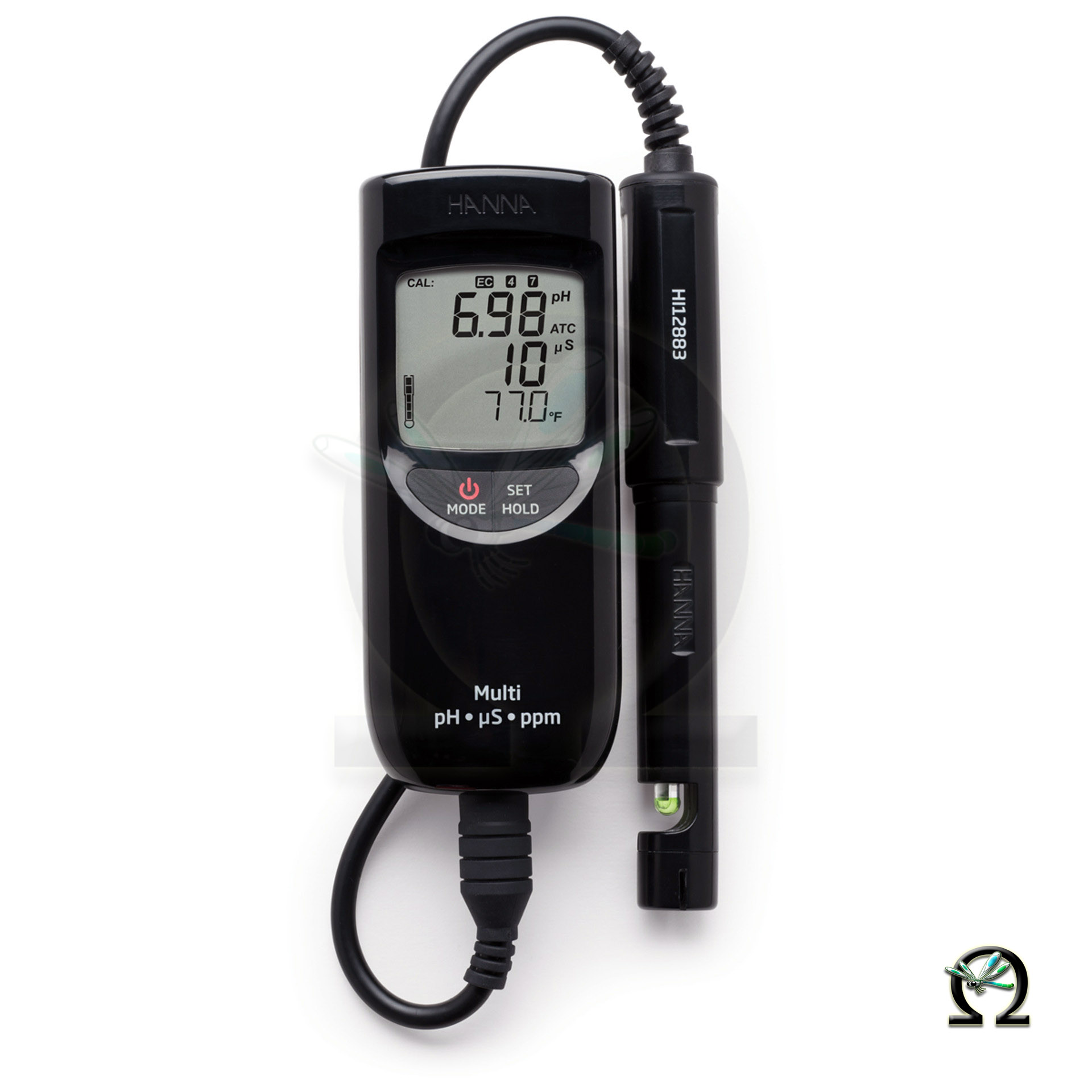 Wasserdichtes Multiparameter-Kompaktmessgerät Hanna HI991300 niedrige Messbereiche Wasserdichtes Multiparameter-Kompaktmessgerät Hanna HI991300 niedrige Messbereiche