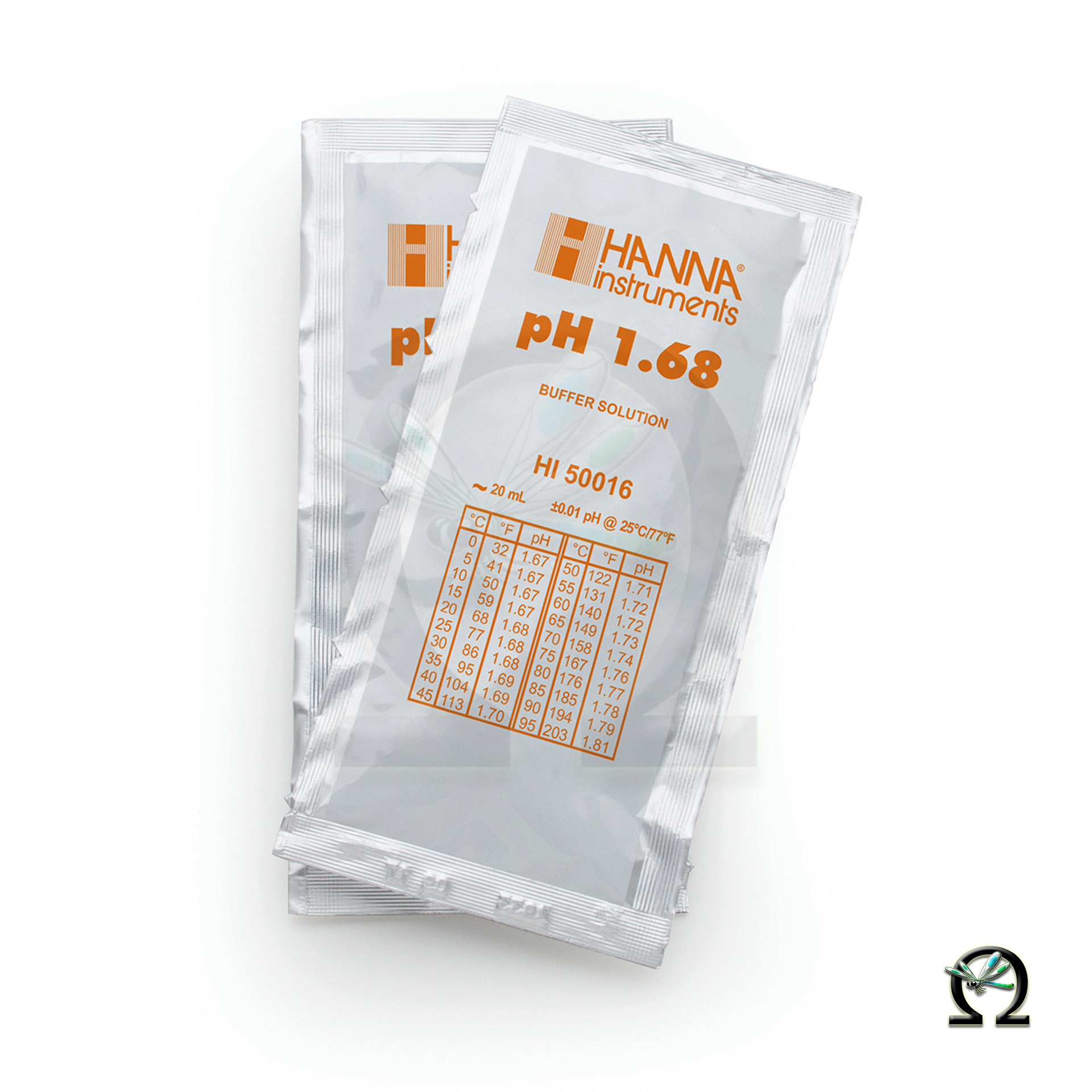 HI50016-02 Hanna Pufferlösung pH 1,68 25× Portionsbeutel