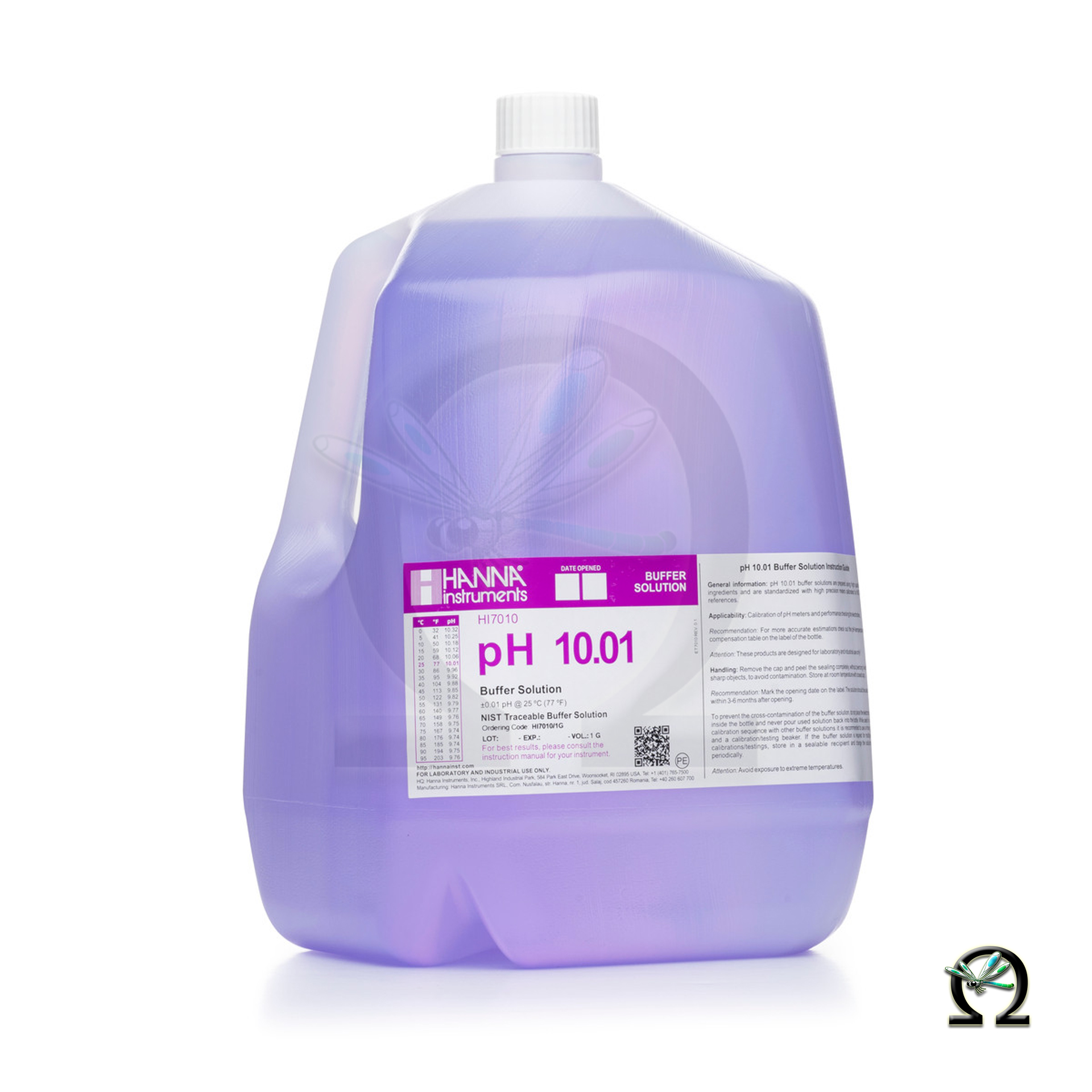 HI7010/1G Hanna Pufferlösung pH 10,01 3,78 Liter violett farbcodiert