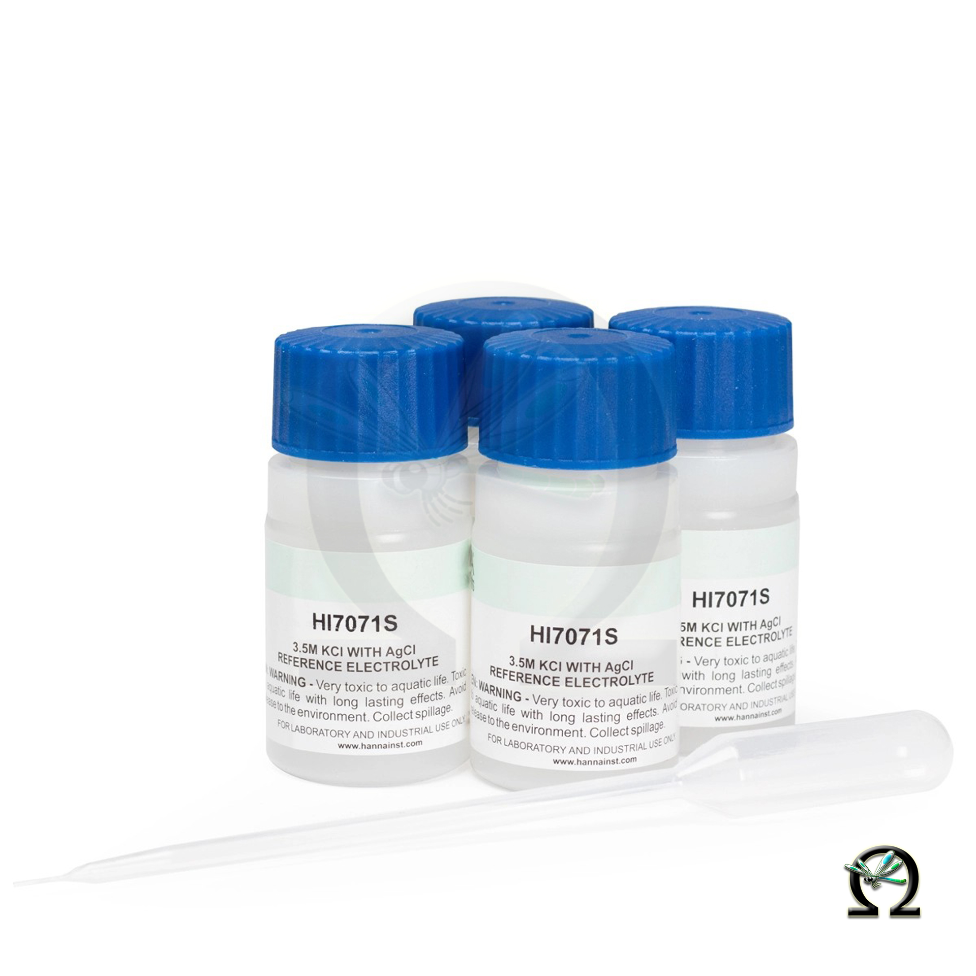 Hanna Elektrolytlösung HI7071 3,5 M KCl + AgCl, 4× 30ml