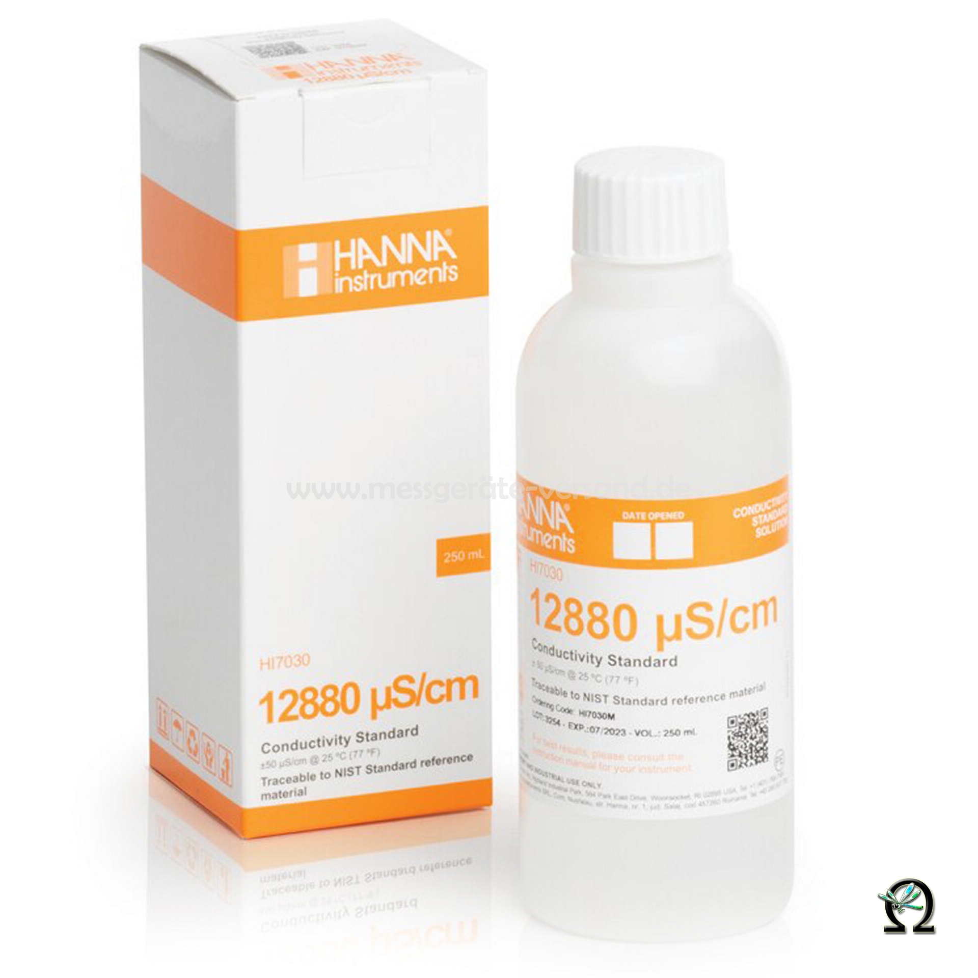Hanna Leitfähigkeitslösung 12.880 µS/cm 230mL-Flasche Hanna Leitfähigkeitslösung 12.880 µS/cm 230mL-Flasche