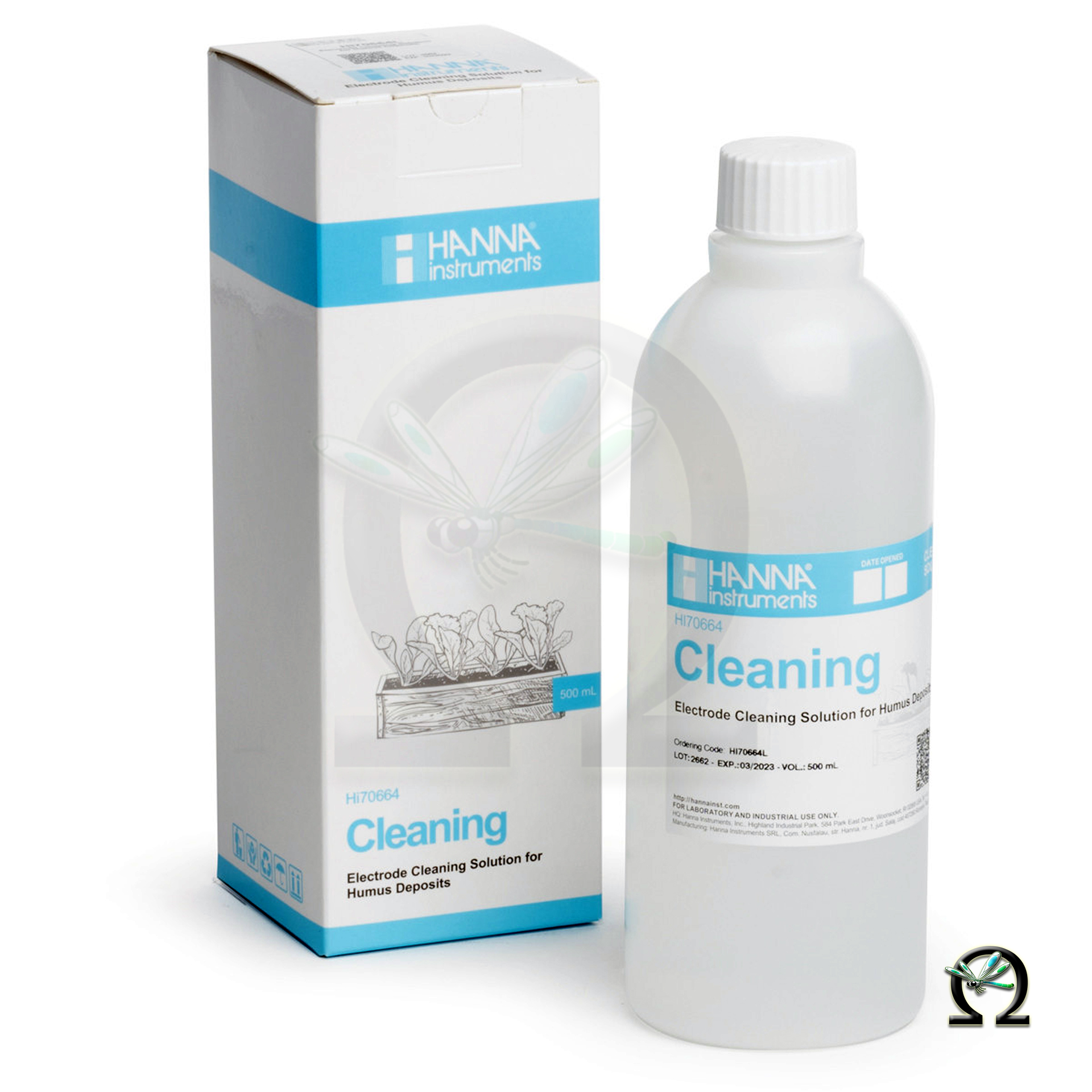 HI70664L Hanna Elektrodenreinigungslösung - Anwendung Humusrückstände 500mL