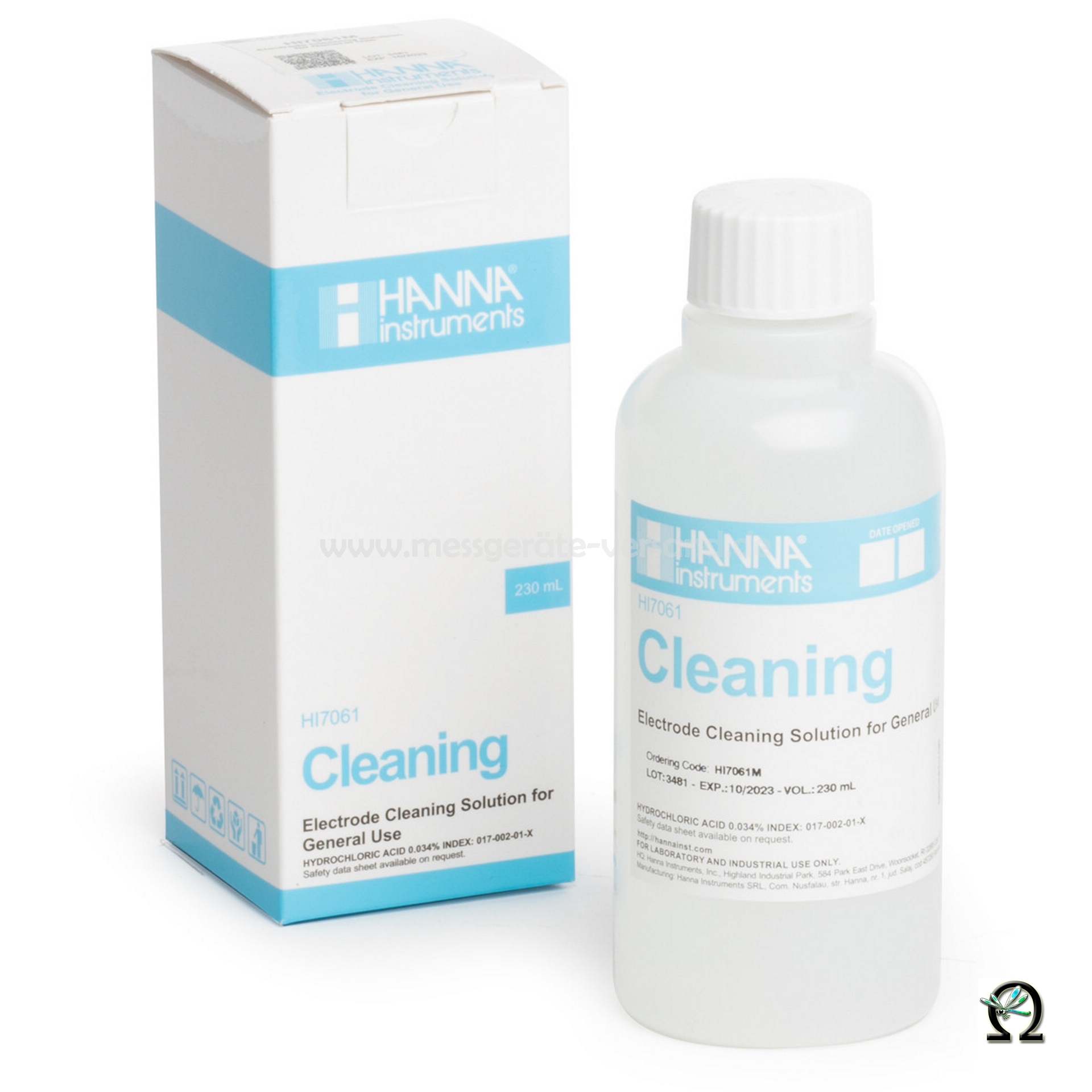 Allgemeine Reinigungslösung HI7061 für Elektroden, 230mL-Flasche Allgemeine Reinigungslösung HI7061 für Elektroden, 230mL-Flasche