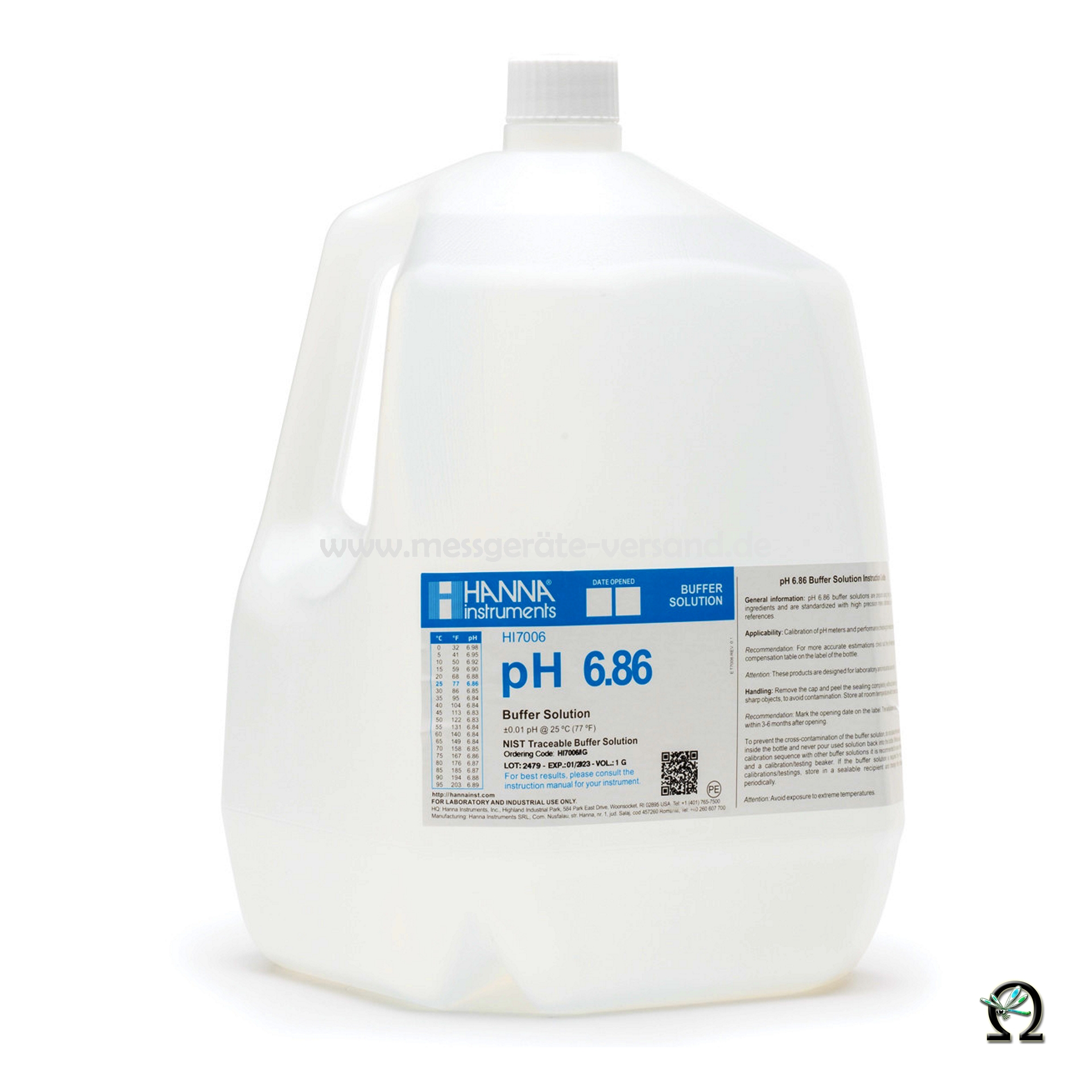 Hanna Pufferlösung pH 6,86 3,8Liter