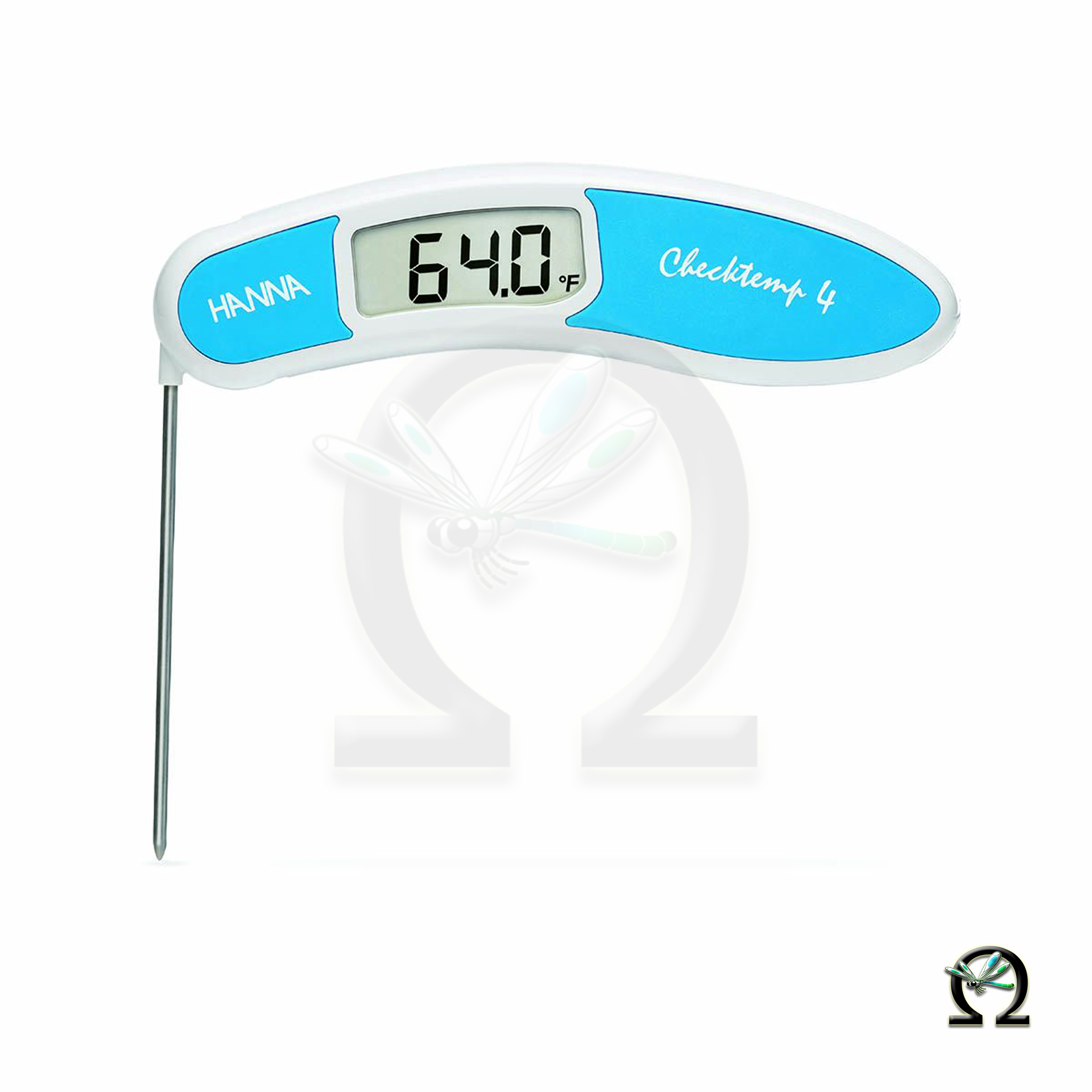 Hanna Pocket Thermometer Checktemp® 4 blau, für rohen Fisch