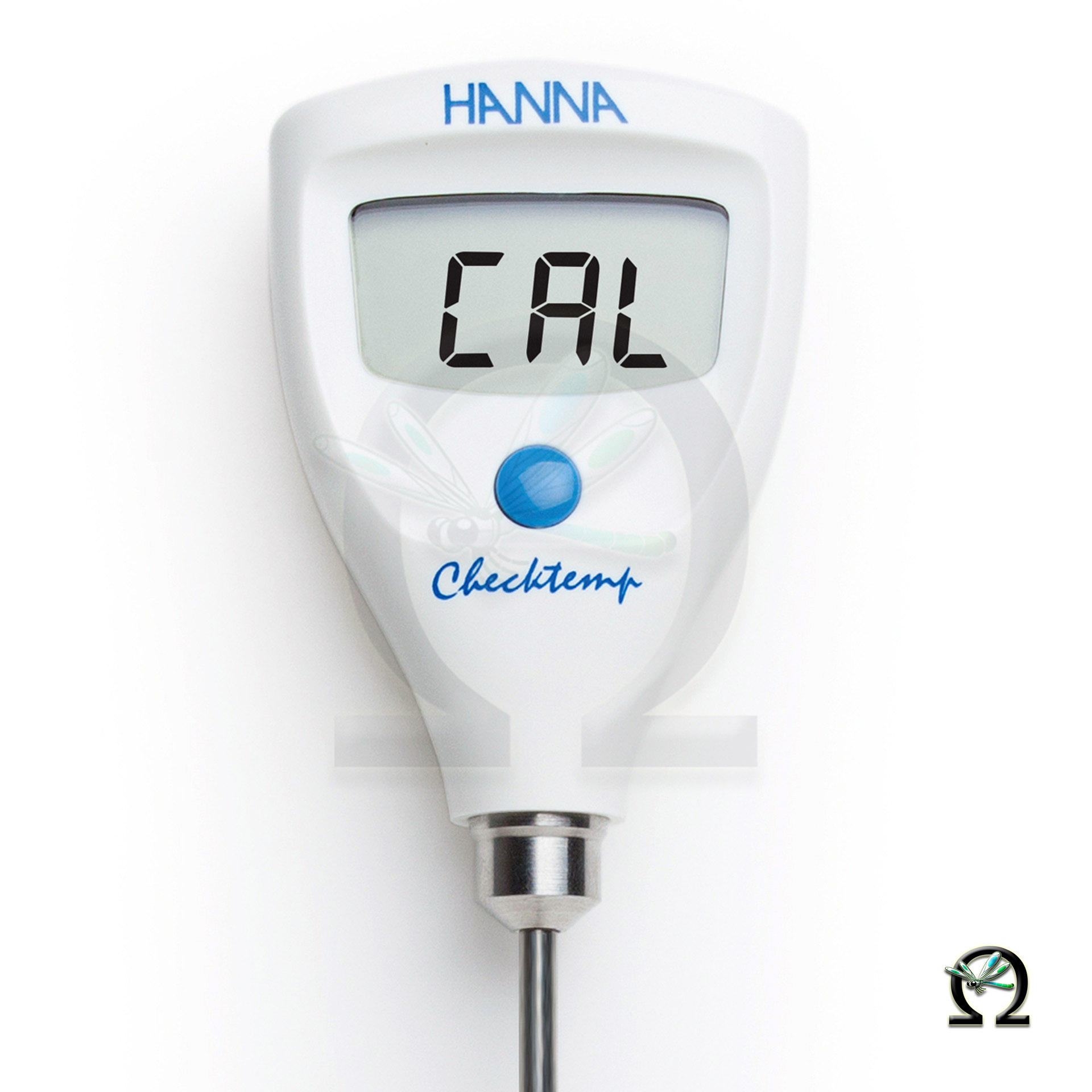 Detailansicht Display von dem Elektronischen Thermometer HI98501 Hanna Checktemp C