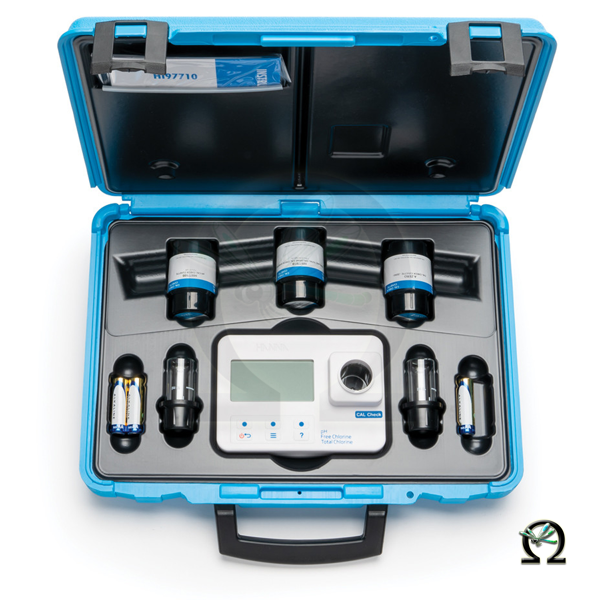 HI7101413 Transportkoffer für Photometer der HI97xxx-Serie mit Platz f. 3 Standards, Inhalt nicht im lieferumfang enthalten