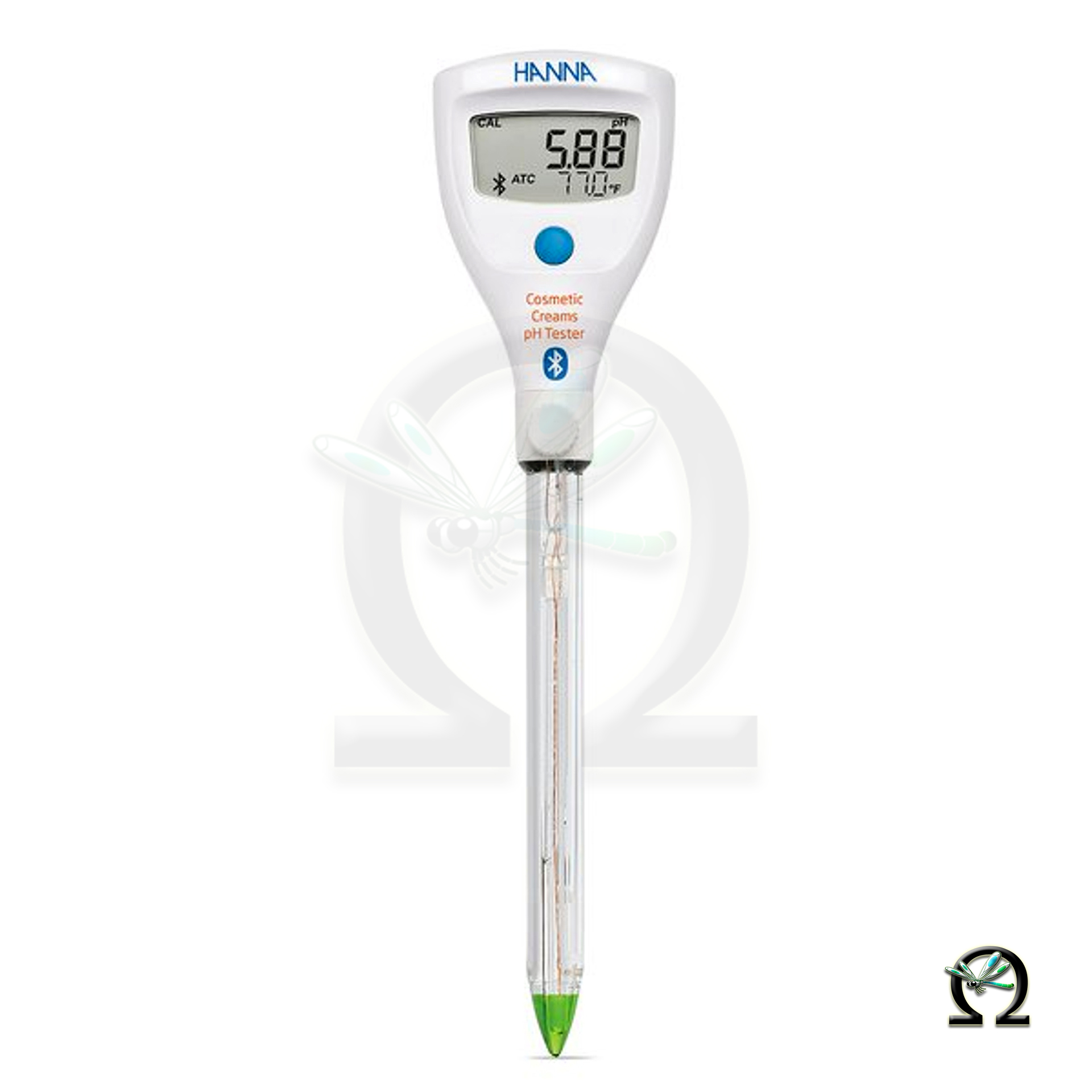 HALO2 Drahtloser pH-Tester HI9810432 für Messungen von kosmetischen Cremes mit Bluetooth