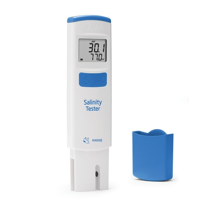 Salinitätstester Hanna HI98319 f. Meerwasseraquaristik mit Schutzkappe Salinitätstester Hanna HI98319 f. Meerwasseraquaristik mit Schutzkappe
