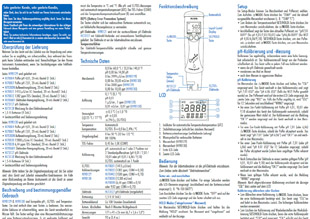 Die Bedienungsanleitung in deutsch für das Multiparametermessgerät HI98130 Combo-Tester pH/EC/TDS/C° als PDF zum herunterladen und ausdrucken