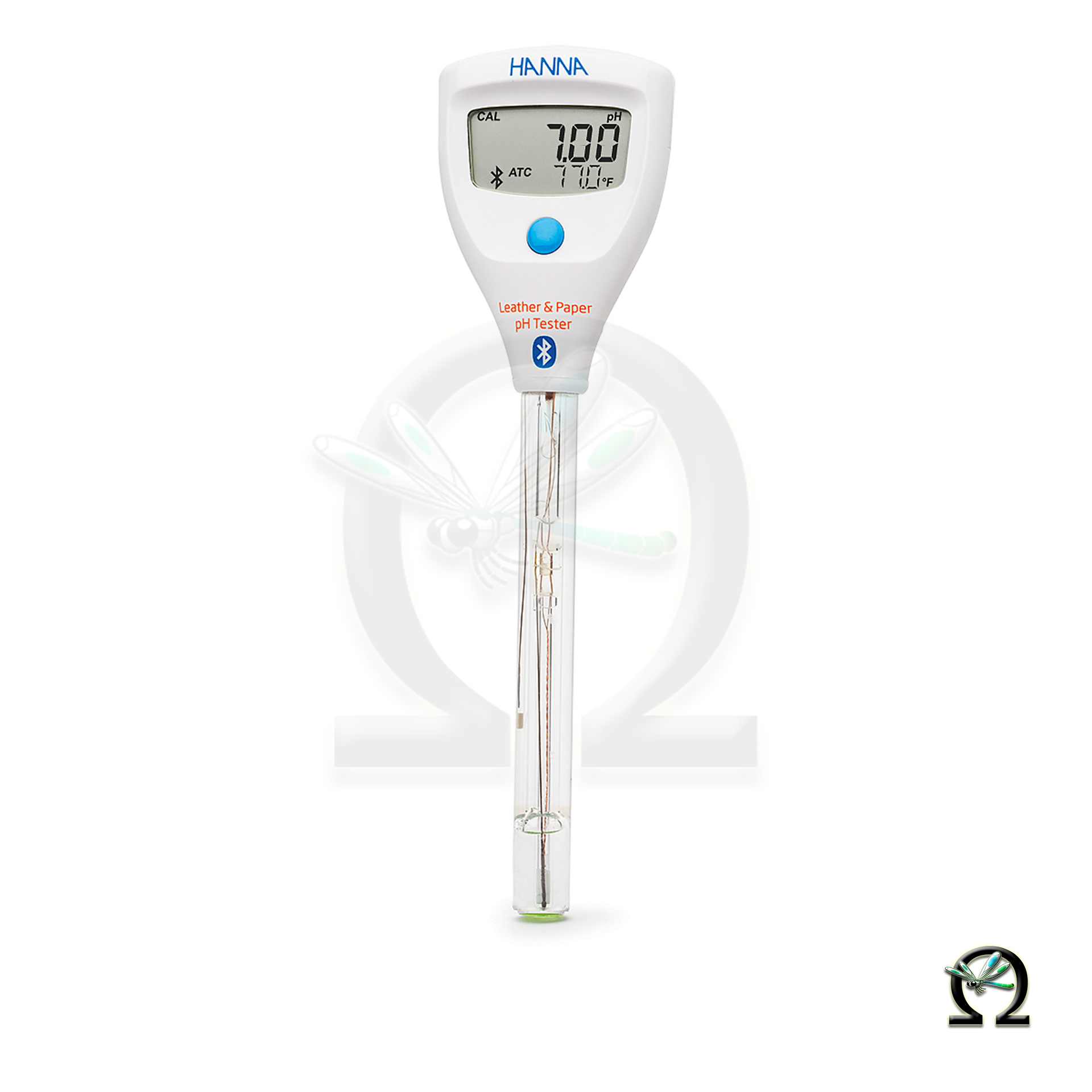 HALO2 Drahtloser pH-Tester HI9810442 für Messungen auf Leder und Papier mit Bluetooth