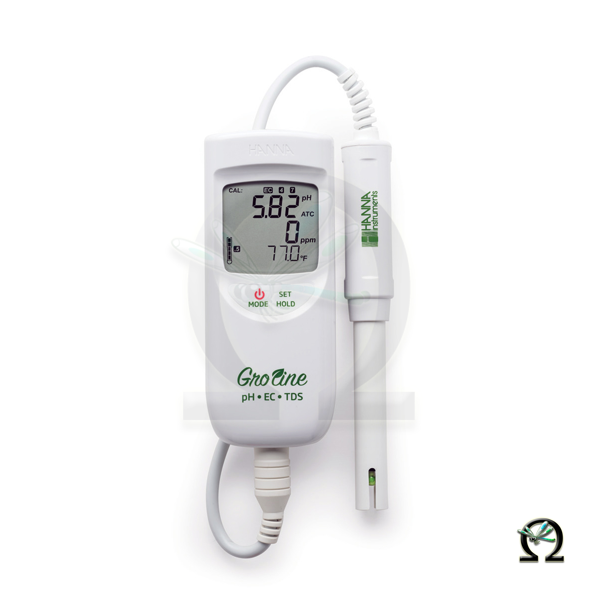 HI9814 Hanna pH-/Leitfähigkeits-/TDS-/ºC-Messgerät GroLine