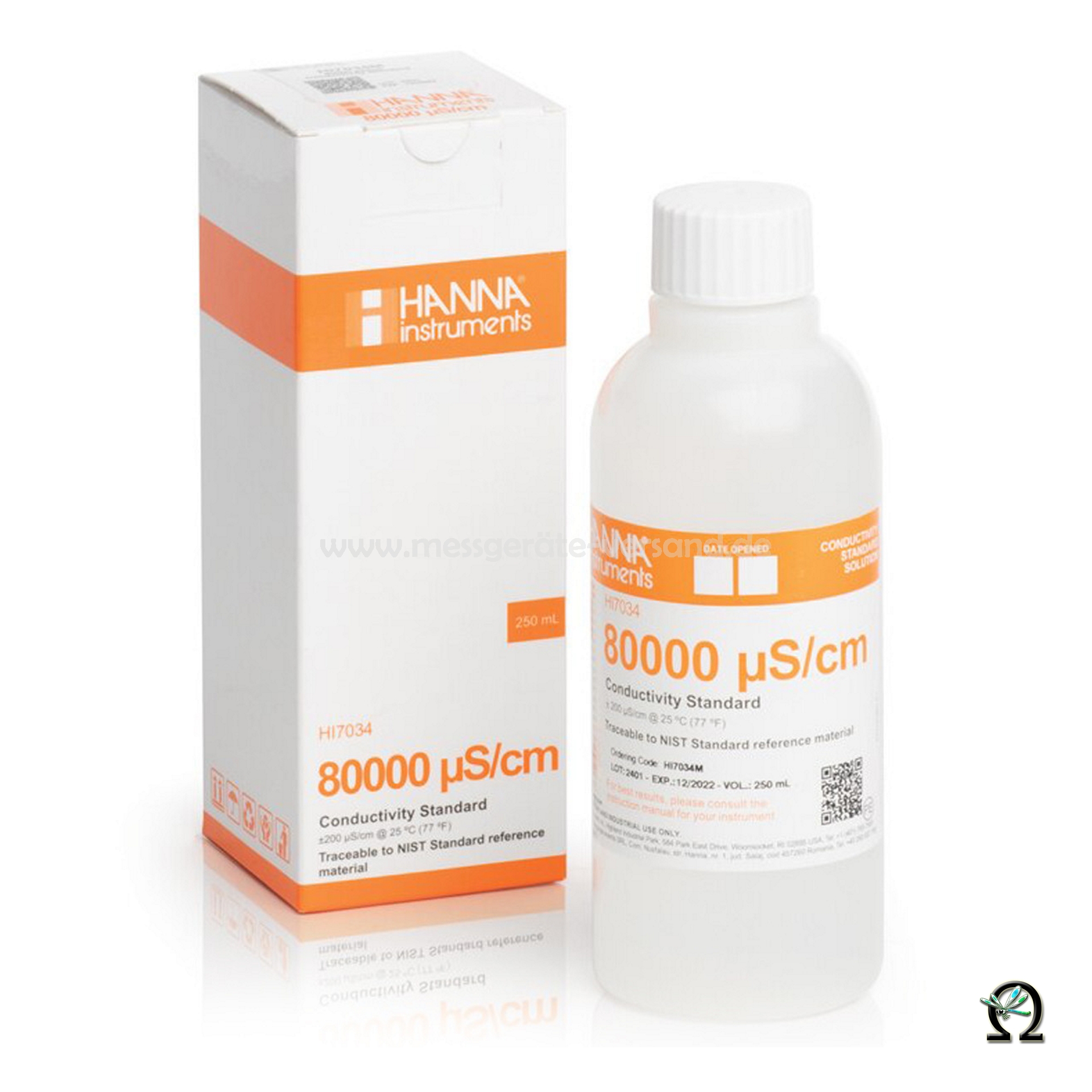 EC-Kalibrierlösung 80.000 µS/cm 230mL-Flasche EC-Kalibrierlösung 80.000 µS/cm 230mL-Flasche
