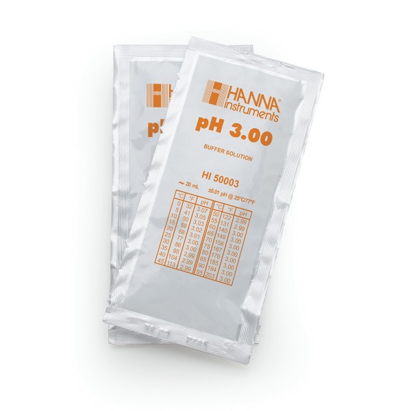 Hanna Pufferlösung HI50003 pH 3,00 Portionsbeutel