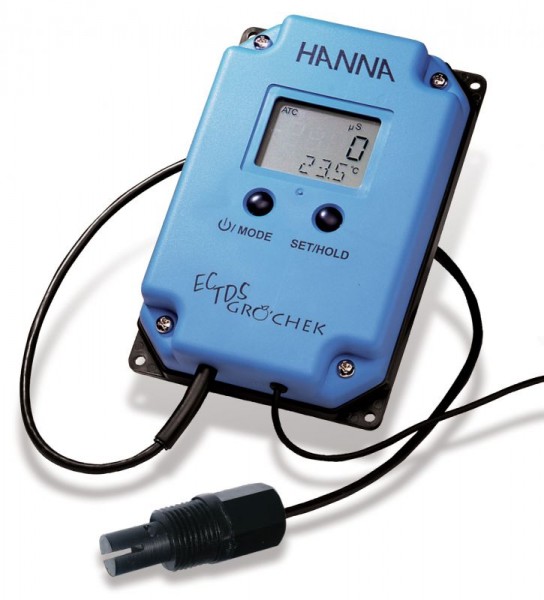 Wasserdichter Hanna Leitfähigkeits-/TDS-/°C-Indikator HI993302 bis 20,00 mS/cm