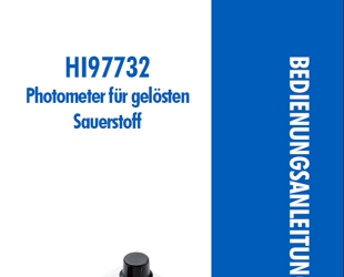 Die Bedienungsanleitung für das Hanna Kompakt-Photometer HI97732 f. gelösten Sauerstoff als PDF-Datei zum herunterladen und ausdrucken