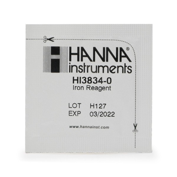 Reagenzien HI38039-100 für Hanna Checker Disc Testkit Eisen niedriger Bereich 100 Tests