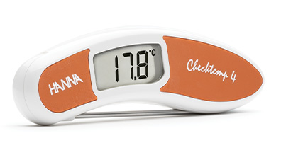 Hanna Pocket Thermometer Checktemp® 4 EN 13485 braun, für Gemüse