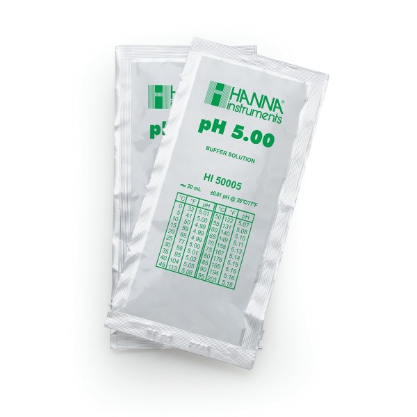 Hanna Pufferlösung HI50005 pH 5,00 Portionsbeutel