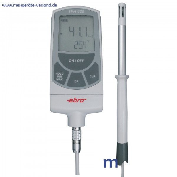Hygrometer ebro TFH 620 mit Luftfühler TPH 100