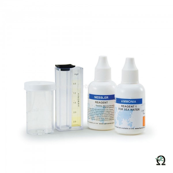 Hanna Testkit HI3826 Ammonium (0,0-2,5 mg/l) Meerwasser 25 Tests