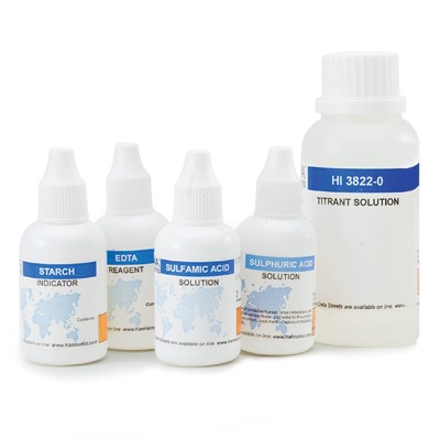 Hanna Reagenzien HI3822-100 für Testkit HI3822 für Sulfit 0-20; 0-200 mg/l (ppm) 100 Tests